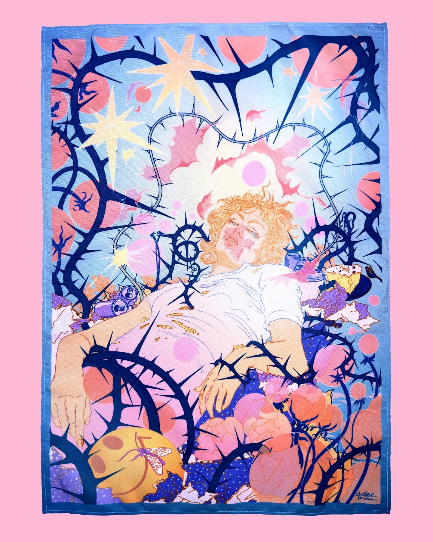 KRIS MESS Tea Towel