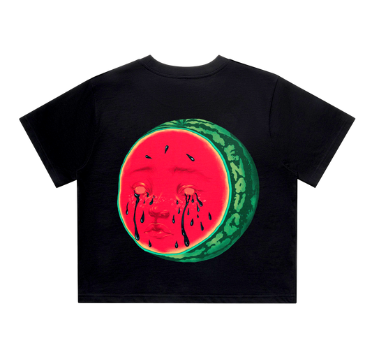 Enough Womens Crop Tee